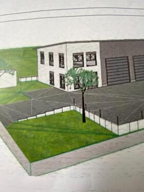 Foto - helles Bürogebäude mit Lager und toller Aussicht als Erstbezug