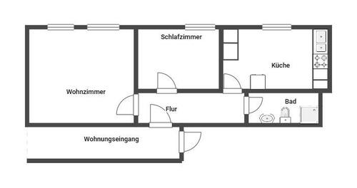 Foto - Etagenwohnung in Südliches Anhalt