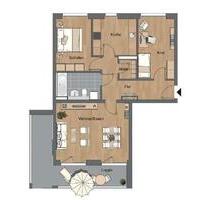 3 Raum Wohnung 86qm - 1.328,00 EUR Kaltmiete, in Erfurt (PLZ: 99085) Johannesvorstadt