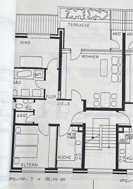 Foto - 3 Zimmer Etagenwohnung in Bramsche