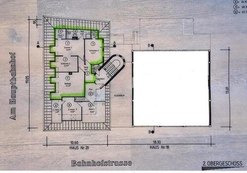 Foto - 2,5 Zimmer Wohnung in Korbach - Bahnhofstraße 20 Dachgeschoss