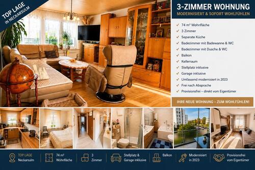 Foto - Modernisierte 3-Zimmer-Wohnung in Top Lage Provisionsfrei