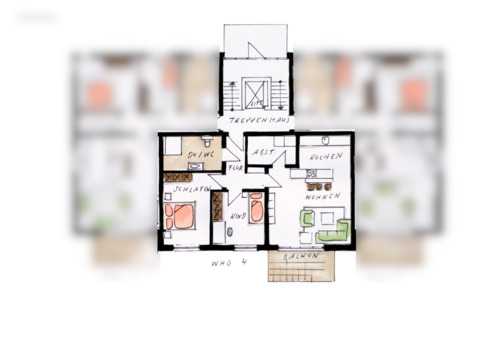 Foto - 3 Zimmer Etagenwohnung zur Miete in Kall