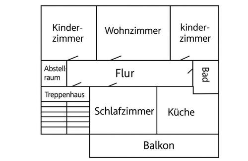 Foto - 4ZKB in Kassel Oberzwehren - 800,00 EUR Kaltmiete,