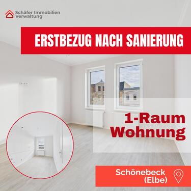 Foto - Erstbezug nach Sanierung, 1-Raum Wohnung im Herzen von Schönebeck!