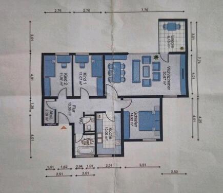 Foto - 4 Zimmer Etagenwohnung zur Miete in Coburg