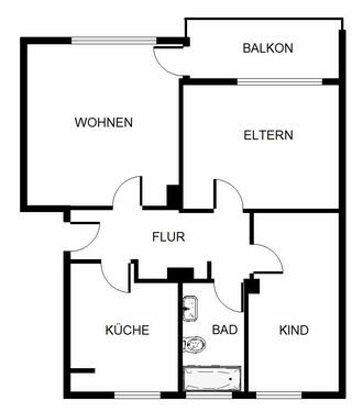 Foto - 3-Zimmer-Wohnung in Gelsenkirchen Hassel