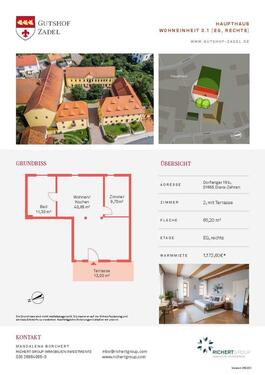 Foto - 2 Zimmer Erdgeschoßwohnung in Klipphausen