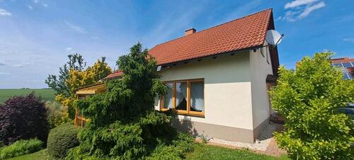 Foto - Freistehendes EFH mit Wintergarten, Garten, Feldblick Nahe Jena