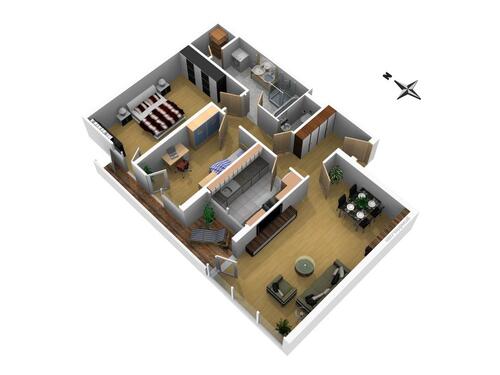 Foto - 3 Zi. Wohnung in Sindelfingen mit Garage und Einbauküche z. vk.