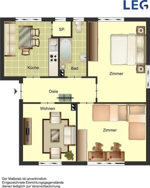 Foto - Etagenwohnung zur Miete in Steinheim