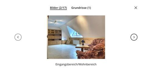 Foto - 1 Zimmer Dachgeschoßwohnung zur Miete in Boppard