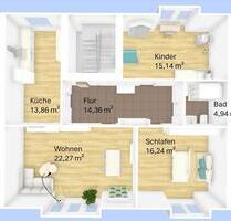 3-Zimmer-Dachgeschosswohnung (86 m²)in Melle (inkl. EBK & Garage)