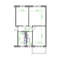 3-Raum-Wohnung mit Balkon in der KTV (67 m²) - Rostock Hansaviertel
