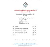 Neu renovierte Single-DG-Wohnung - provisionsfrei - Freilassing