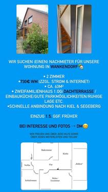 Foto - 2 Zimmer Wohnung Wankendorf - 580,00&nbsp;EUR Kaltmiete, ca.&nbsp; 63,00&nbsp;m&sup2;