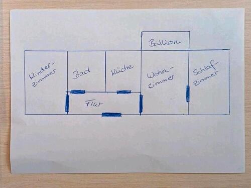 Foto - Nachmieter für 3 Zimmerwohnung - 655,00&nbsp;EUR Kaltmiete, ca.&nbsp; 65,00&nbsp;m&sup2;
