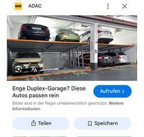 Parkplatz Tiefgarage - Doppelparker oben - Gießen
