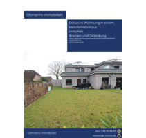 Exklusive 4 Zimmerwohnung in einem Neubau mit Garten - Ganderkesee