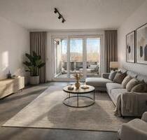 Helle 2-Raum-Wohnung mit Balkon und Blick ins Grüne in gepflegter Wohnlage von Flöha