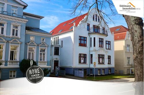 Foto - Ca. 56 m² Gewerbefläche in repräsentativer Villa im Rostocker Bahnhofsviertel.