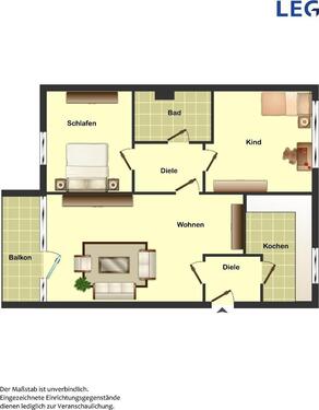 Foto - Etagenwohnung zur Miete in Hamm