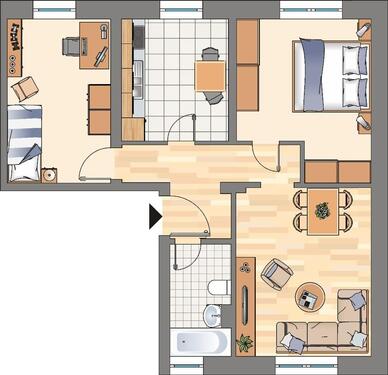 Foto - 3.5 Zimmer Etagenwohnung zur Miete in Dortmund