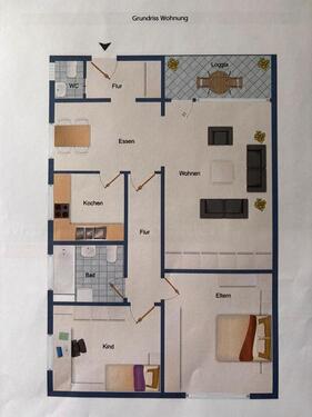 Foto - 2 Zimmer Erdgeschoßwohnung in Hamm