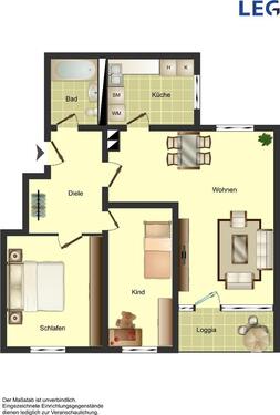 Foto - Etagenwohnung zur Miete in Hamm