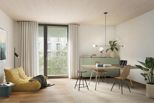 Foto - Exklusive 2-Zimmer-Wohnung im Neubau mit zusätzlichem Büro und West-Balkon
