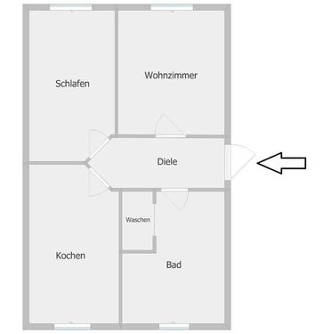Foto - Etagenwohnung zur Miete in Essen