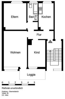Foto - 3.5 Zimmer Erdgeschoßwohnung zur Miete in Duisburg