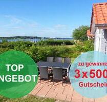 ‼️ANGEBOT RABATT Ferienhaus Windrose in HülsenKosel 6 Personen Hund willkommen 3 Schlafzi. Bad Gäste-WC 2 TV Kamin Sauna Whirlwanne Strandkorb Ab-Preis - Rieseby