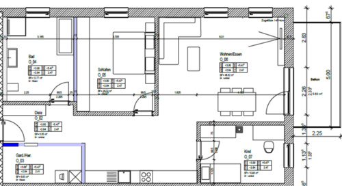 Foto - 3 Zimmer Etagenwohnung zur Miete in Mettenheim