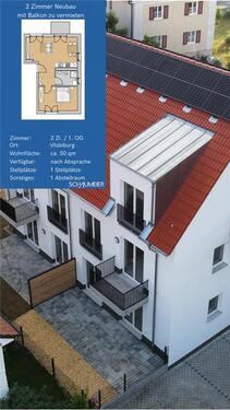 Foto - Moderne 2-Zimmer-Neubauwohnung im 1. Obergeschoss mit Stellplatz & Kellerabteil