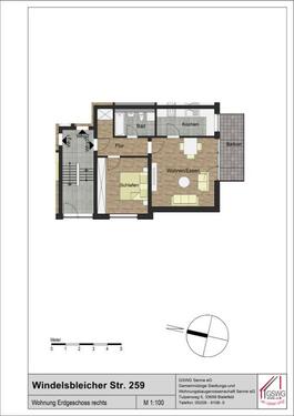 Foto - 2 Zimmer Etagenwohnung zur Miete in Bielefeld