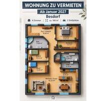 160m3 Wohnung in ruhiger Resthoflage zu vermieten, in besdorf - Holstenniendorf