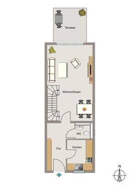Foto - 4 Zimmer Etagenwohnung zur Miete in Duisburg