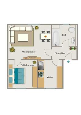 Foto - 3.5 Zimmer Etagenwohnung zur Miete in Herten