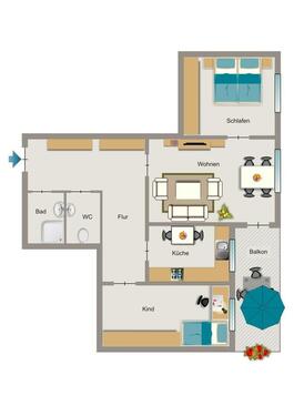 Foto - 3.5 Zimmer Etagenwohnung in Herten