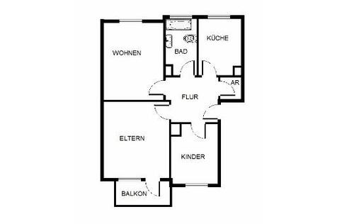 Foto - 3 Zimmer Erdgeschoßwohnung zur Miete in Bochum