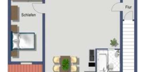 Foto - Attraktive Dachgeschosswohnung in ruhiger Lage