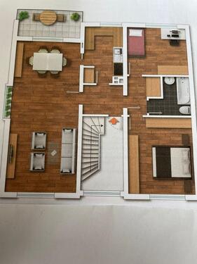 Foto - Schöne 3-Zimmer Wohnung, 85 qm mit EBK u. Garten, Garage.