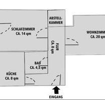 2-Raum-Wohnung WG-tauglich Zwischenmiete - Dresden Neustadt