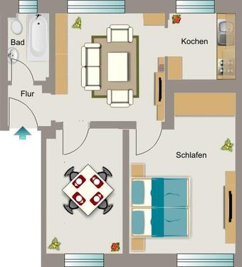 Foto - 3.5 Zimmer Etagenwohnung zur Miete in Kamp-Lintfort