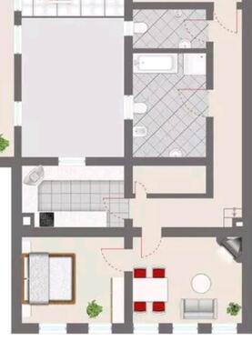 Foto - 3 Zimmer Wohnung - 1.200,00&nbsp;EUR Kaltmiete, ca.&nbsp; 120,00&nbsp;m&sup2;