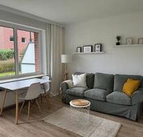 Gemütliche, voll möblierte 1-Zimmer-Wohnung mit Terrasse - Hamburg Wandsbek