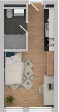 Foto - 1 Zimmer Etagenwohnung zur Miete in Fulda