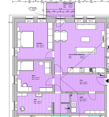 Foto - 3 Zimmer Etagenwohnung zur Miete in Bad Laer