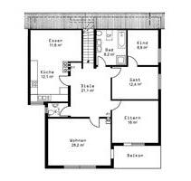 geräumige Wohnung in Veringenstadt